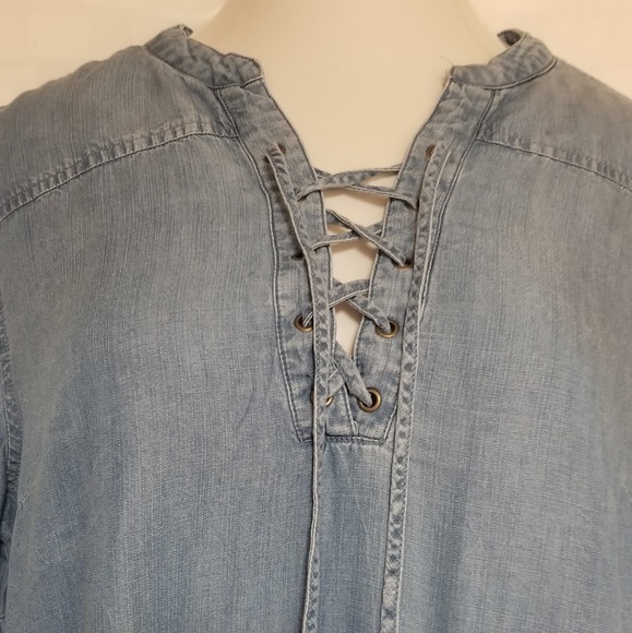 Philosophy Tencel Lace up Dress - Picture 7 of 7